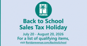 Back-to-School Sales Tax Holiday