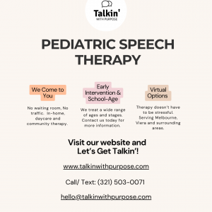 Talkin' With Purpose Mobile Speech & Language Therapy