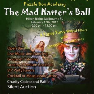 2/17 The Mad Hatter's Ball: Puzzle Box Academy Fundraiser