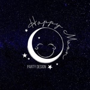 Happy Moon Party Design